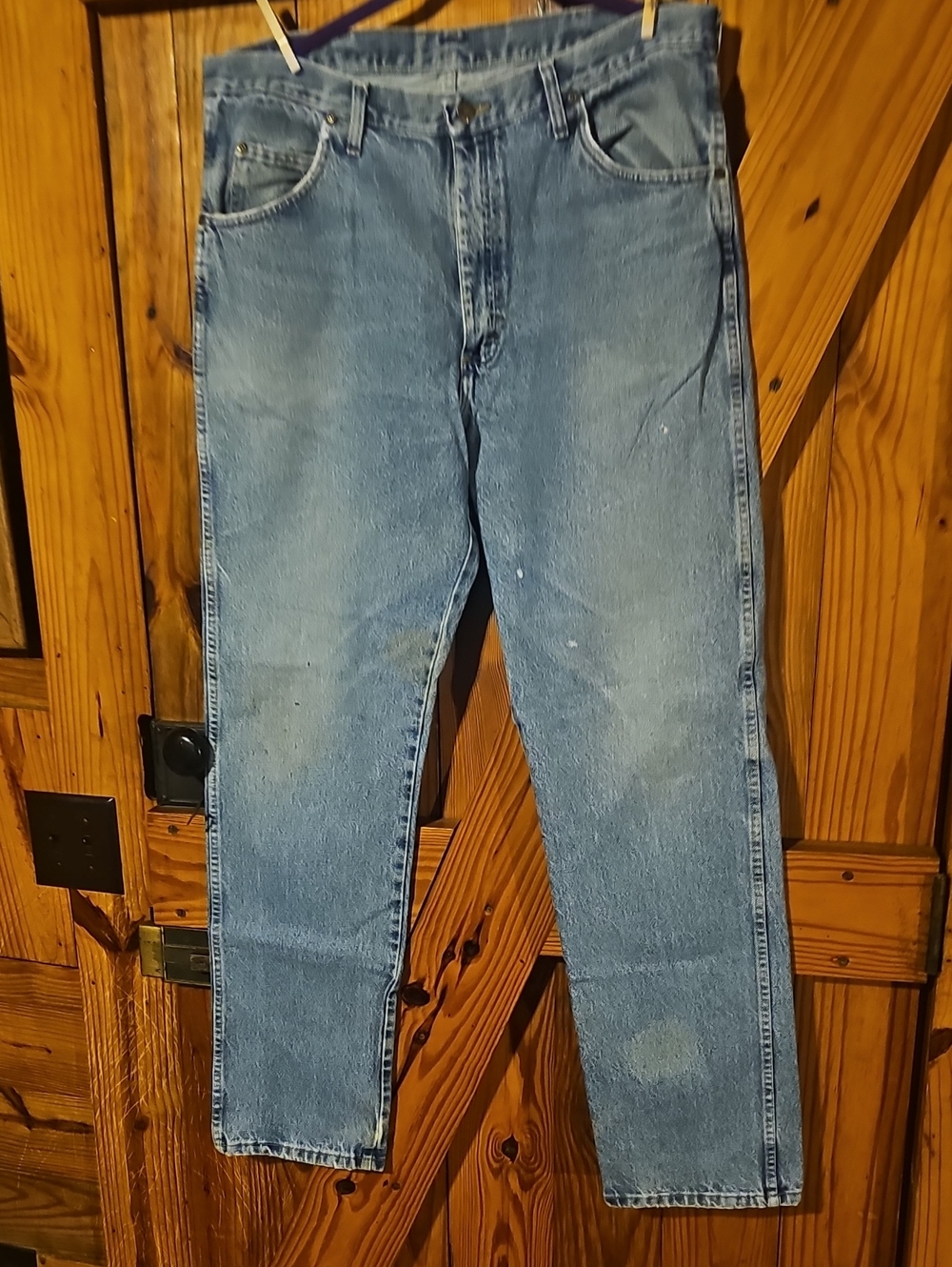 Wrangler Light Blue Straight Leg Jeans